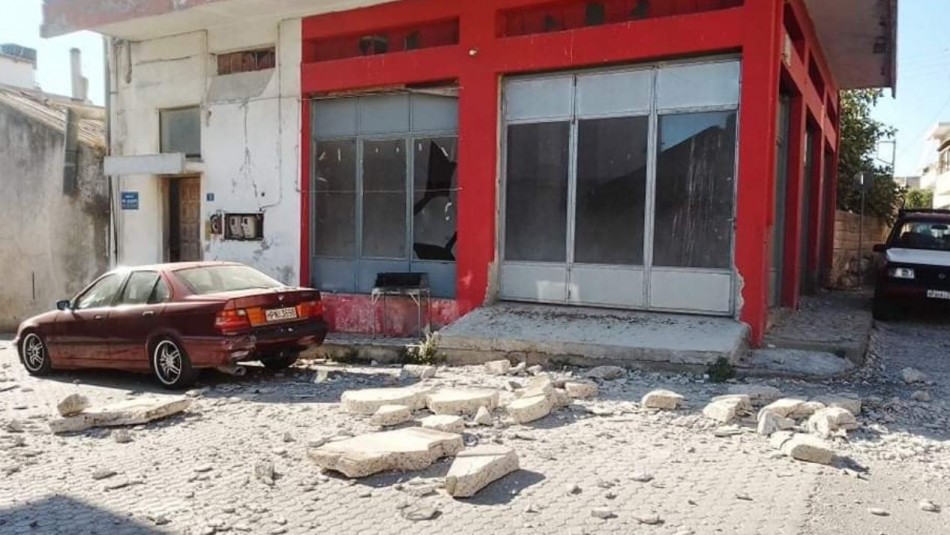 Un muerto y nueve heridos en un terremoto en la isla griega de Creta Un muerto y nueve heridos en un terremoto en la isla griega de Creta