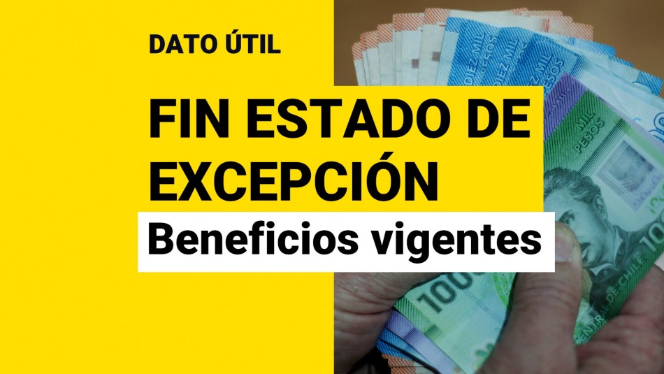 Fin del Estado de Excepción: ¿Cuáles son los beneficios que seguirán vigentes? Fin del Estado de Excepción: ¿Cuáles son los beneficios que seguirán vigentes?