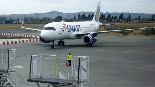 Avión que iba de Santiago a Colombia presenta fallas y debe aterrizar de emergencia en Iquique