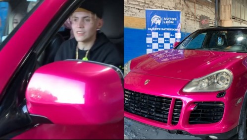 Marcianeke asegura que impondrá moda con su Porsche rosado: 'Todos van a querer andar con uno'