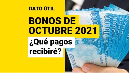 Bonos de octubre de 2021: ¿Cuáles son los pagos que puedo recibir durante este mes?