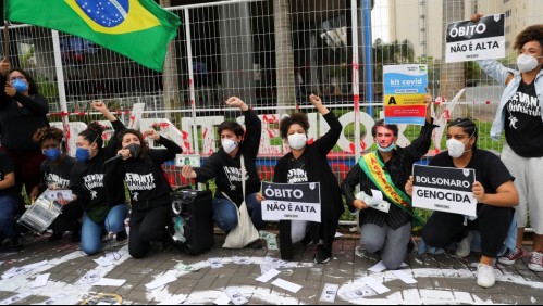 Protestas en Brasil para pedir la destitución del Presidente Jair Bolsonaro