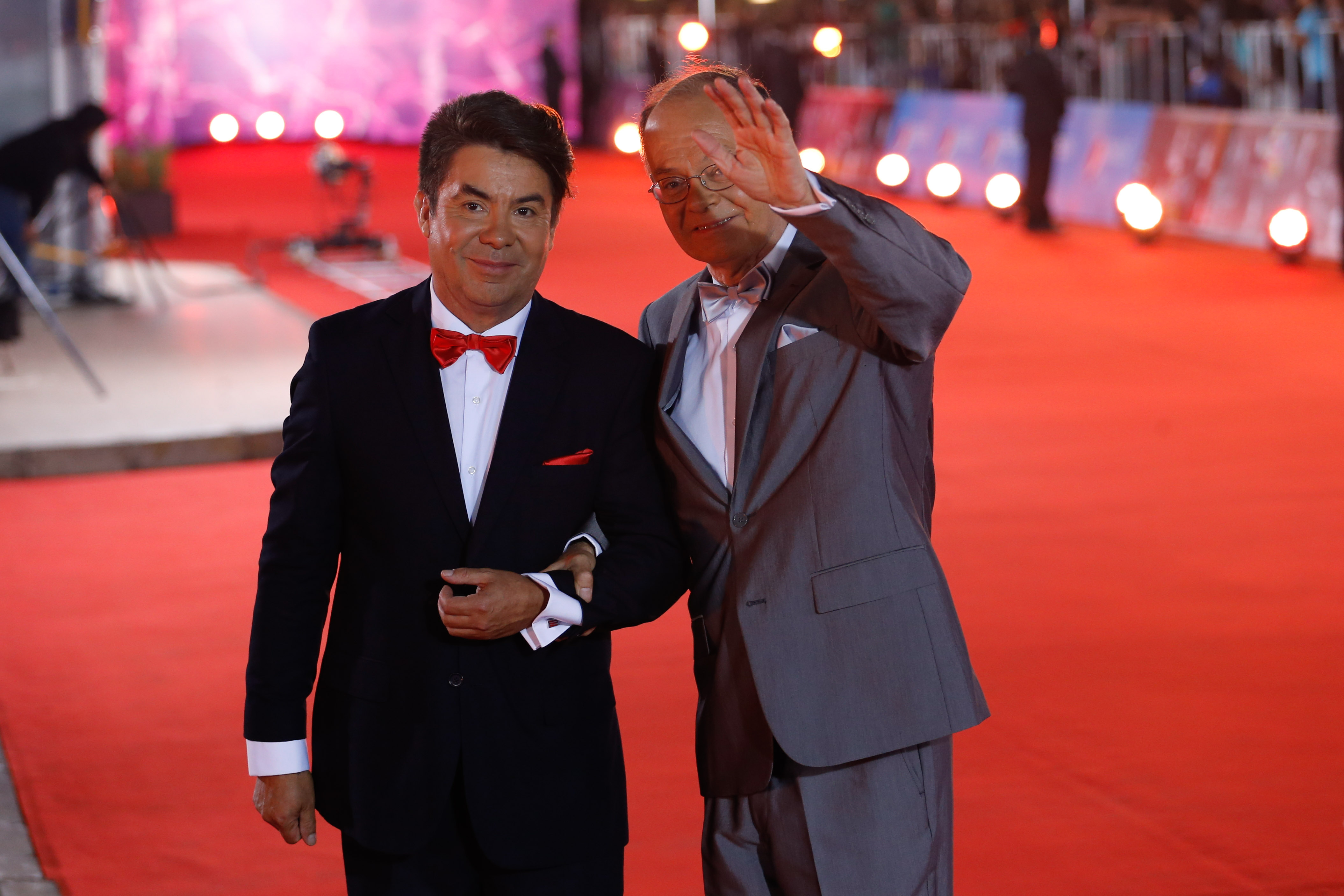 Ítalo y Patricio en la Gala del Festival de Viña 2015