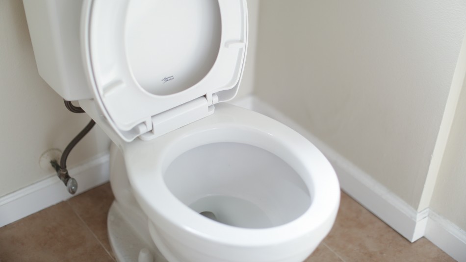 bano Taza del baño con las tapas abiertas