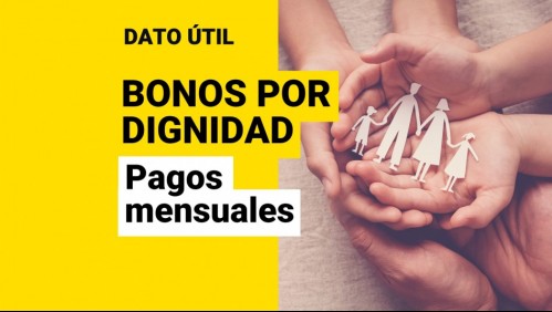 Bonos por Dignidad: ¿Qué pagos mensuales puede recibir mi familia?