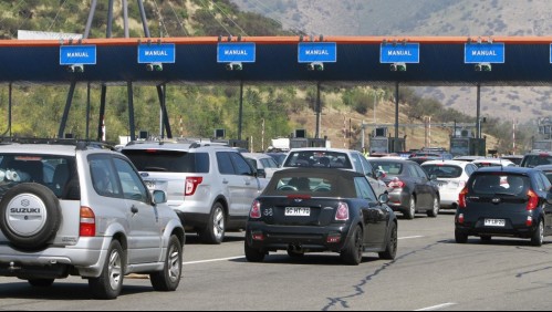 'Peaje a luca': Anuncian rebajas en autopistas para este fin de semana largo