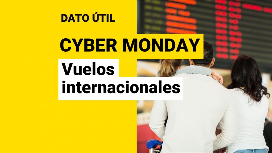 Vuelos internacionales en Cyber Monday 2021 ¿Cuáles son las mejores