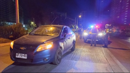 Homicidio frustrado en Ñuñoa: Intentaron atropellar a Carabineros para evitar fiscalización