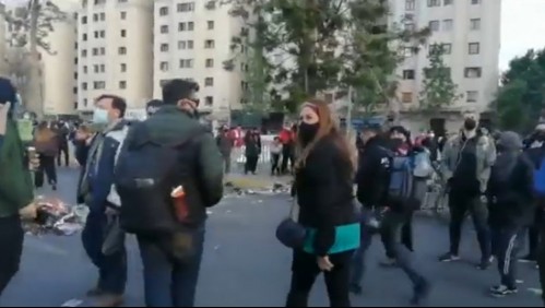 [VIDEO] Convencional 'Tía Pikachu' fue agredida y expulsada de manifestación