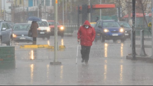 Lluvia en Santiago: la cantidad de agua caída en distintos puntos de la Región Metropolitana