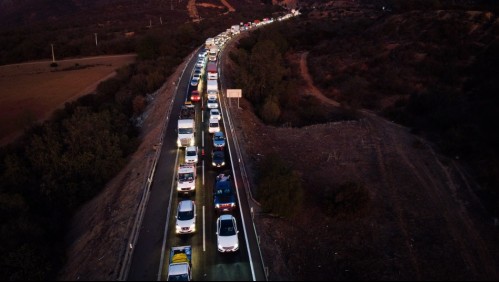 Balance carretero fin de semana largo: Proyectan el retorno de 160 mil vehículos a Santiago este lunes