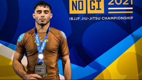 Chileno Nicolás Ponce se consagró vice campeón en torneo mundial de JIUJITSU (IBJJ)