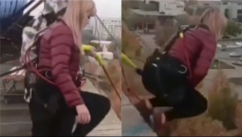 Joven madre muere en impactante accidente en bungee: se estrelló contra el suelo y chocó con una pared