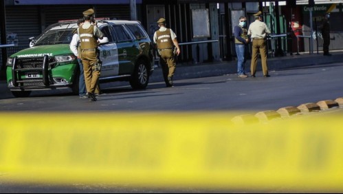 Encuentran cuerpo de hombre baleado en la comuna de Estación Central