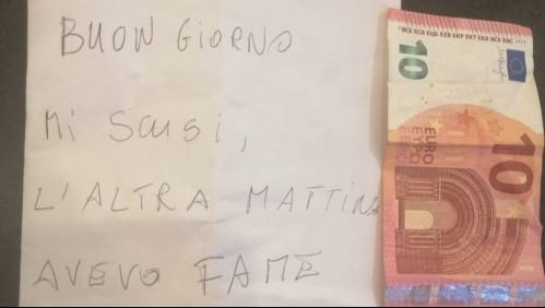 Persona que robó comida en una cafetería volvió a pagar lo sustraído: 'La otra mañana tenía hambre y no tenía dinero'