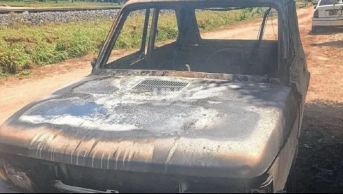 'Quiero que se queme': Hombre prende fuego a vehículo donde dormía hijo de ocho años de su pareja