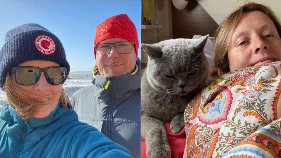 Mujer superó tres cáncer de mama y vendió todo para viajar con su esposo y gato por Europa