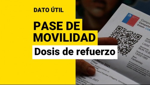 Pase de Movilidad: ¿Cómo se actualiza si recibí la dosis de refuerzo?