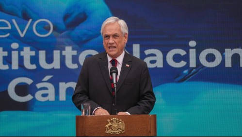 Con alusión a 'descalificaciones' en política Piñera abre proceso para nuevo Instituto Nacional del Cáncer
