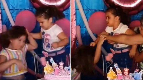 A 1 año del video viral: Las hermanas que peleaban por apagar la vela ahora se abrazan en nueva imagen