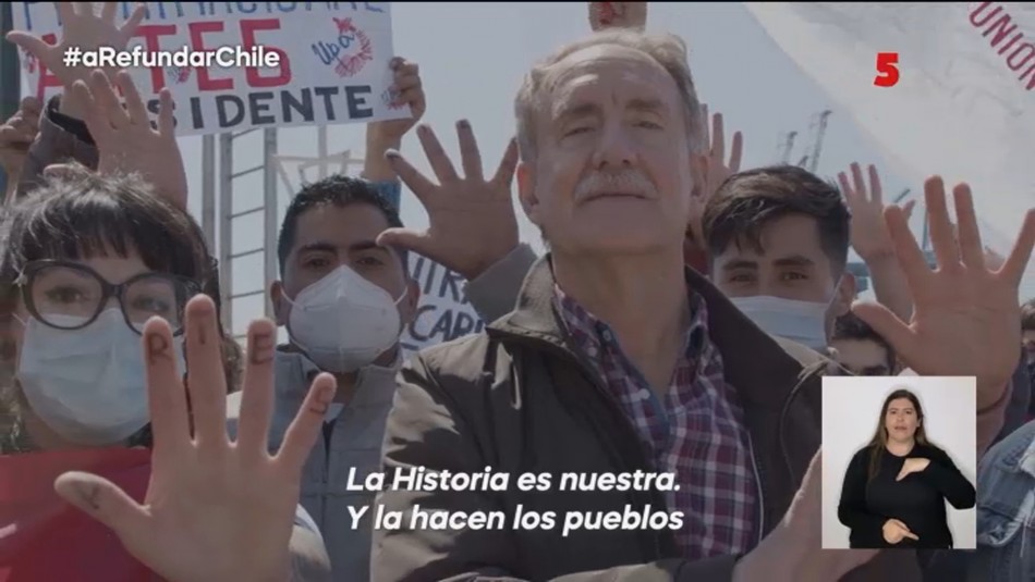 artes-franja Revisa el estreno de la franja presidencial de Eduardo Artés