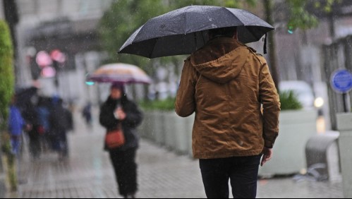 Lluvia en Santiago: se esperan precipitaciones para este viernes en un rango de seis horas