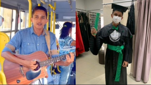 La historia del hombre que cantaba en buses para pagar su carrera y que se graduó con honores de médico