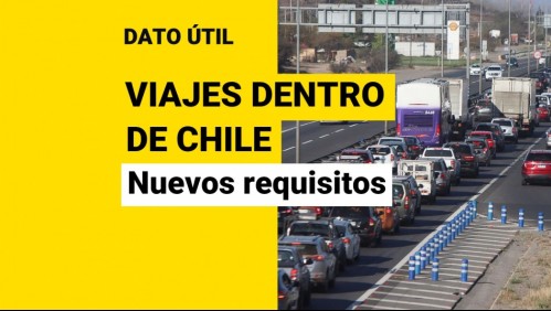 Cambios para viajar dentro de Chile: ¿Qué documentos necesito para salir este fin de semana largo?