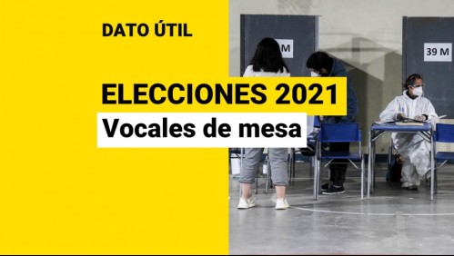 Elecciones 2021: ¿Cuándo se conoce la lista de vocales de mesa?
