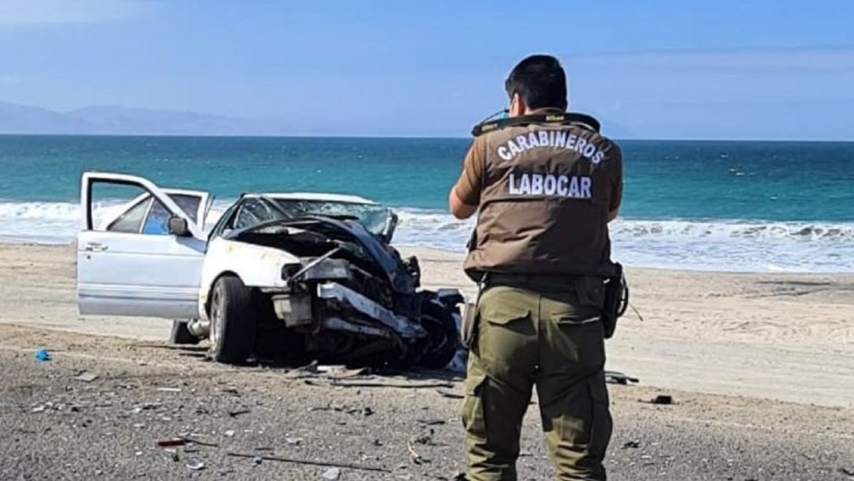 accidente-antofagasta Presunta carrera clandestina deja un conductor de 17 años muerto, dos jóvenes detenidos y varios fugados