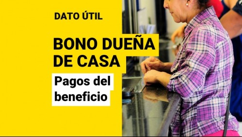 Bono Dueña de Casa: ¿Cómo puedo obtener los pagos si cumplo el único requisito?