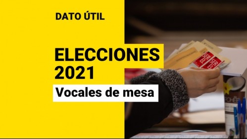 Elecciones 2021: ¿Qué día será publicada la lista de vocales de mesa?