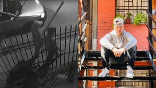 Cámara de seguridad capta llegada y huida de presuntos responsables de la muerte de joven cantante de trap