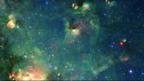 Así luce la nebulosa con forma de Godzilla que fotografió la NASA