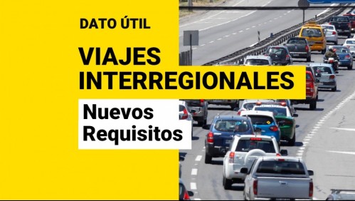 Cambios en los requisitos para viajes interregionales: ¿Qué documentos necesito?