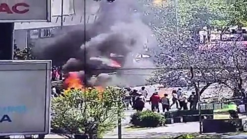 Manifestantes generan incidentes y cortan el tránsito en la Alameda