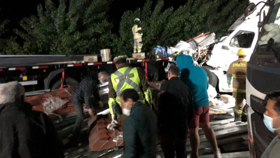 accidente-parral Matrimonio muere en colisión múltiple entre camioneta y tres camiones en Parral