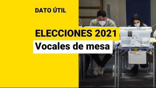 Elecciones 2021: ¿Cuándo se publica la lista de vocales de mesa?