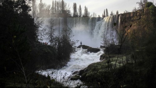 Carabineros se lanzaron al agua para rescatar a joven que había caído a los Saltos del Laja