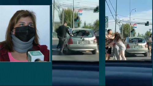 'Casi nos matan': familia que iba con menores en el interior relata violenta agresión de motociclistas