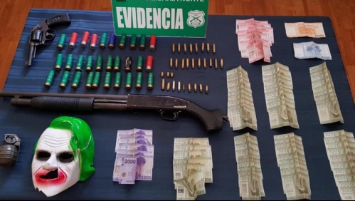 Hombre que portaba máscara del 'Guasón' fue sorprendido con una granada y otras armas: pasará más de 14 años preso