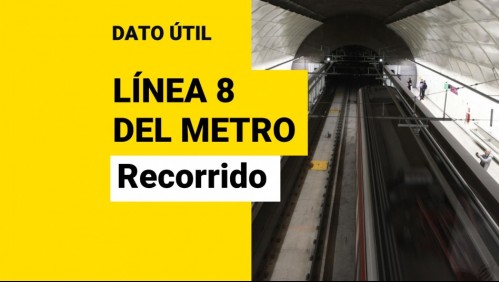 Línea 8 del Metro de Santiago: ¿Cuáles serían las estaciones?