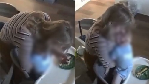 Niñera maltrata a bebé y lo obliga a comer a la fuerza: los padres del menor presenciaron la agresión en vivo