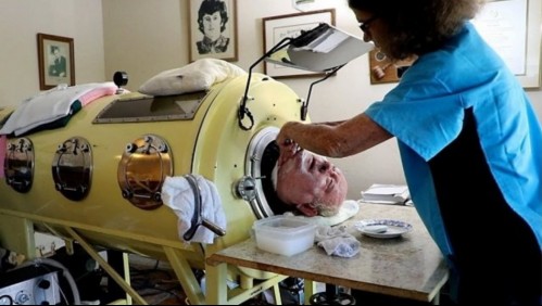 'Polio Paul': La historia del abogado que vive gracias a un pulmón de acero y no se mueve hace 70 años