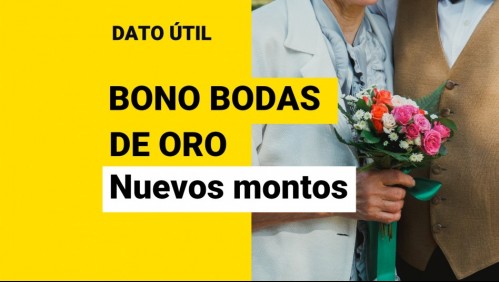 Aumentan monto del Bono Bodas de Oro: ¿De cuánto es el nuevo pago?