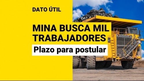 Minera ofrece sueldos desde $690 mil: Entérate sobre los cargos disponibles en la empresa