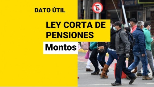 Ley Corta de Pensiones: ¿Cuáles serían los nuevos montos a pagar?