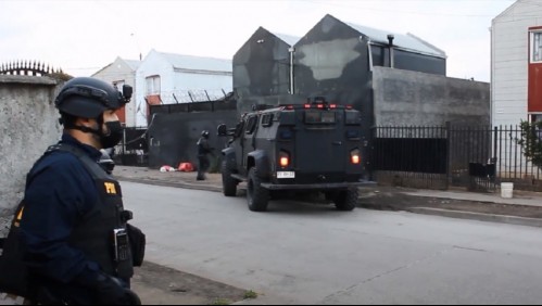Casa-búnker es destruida por violento incendio tras megaoperativo antidrogas en el Biobío
