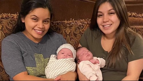 Dos hermanas embarazadas dan a luz a sus bebés el mismo día en el mismo hospital y con tres horas de diferencia