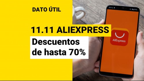 Evento 11.11 de AliExpress: Así puedes acceder a descuentos de hasta un 70%